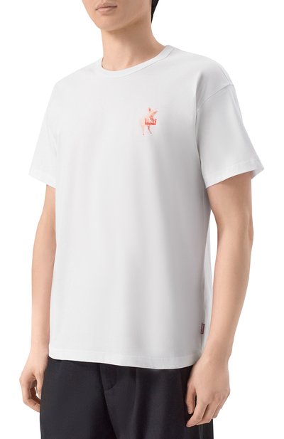 Хлопковая футболка DIESEL, арт. A22005/0PLAT, фото 3