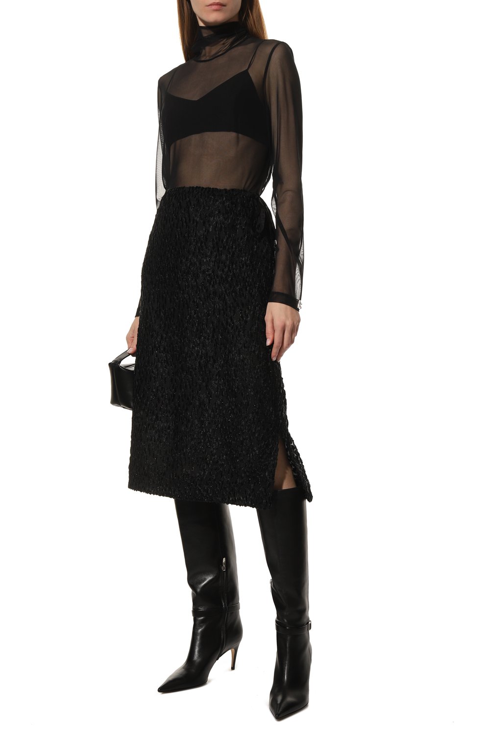 Юбка из вискозы и шелка DRIES VAN NOTEN, арт. 222-010842-5038, фото 2