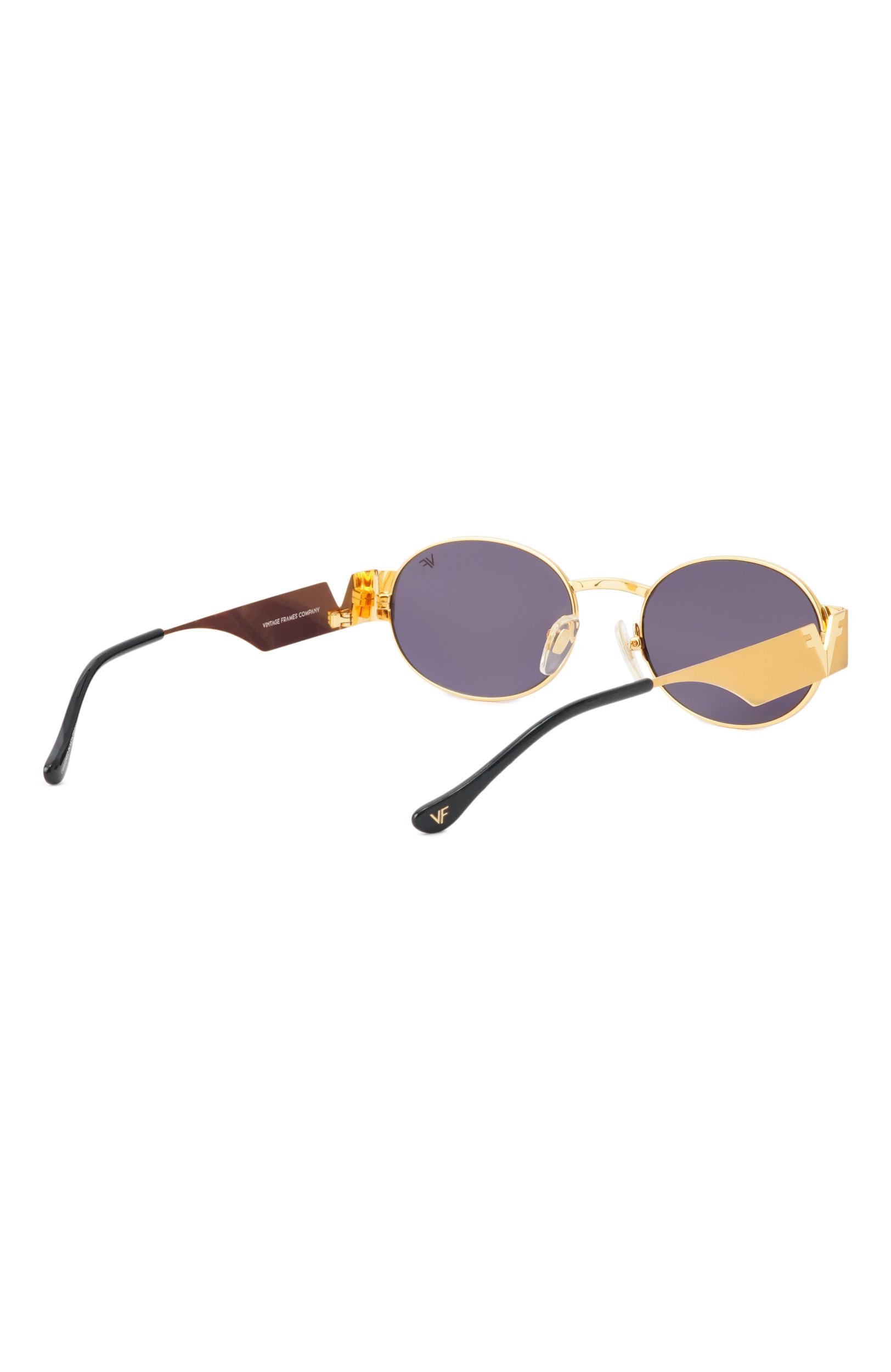 Солнцезащитные очки VINTAGE FRAMES, арт. CYPHER 24K YELL0WG0LD/BLACK, фото 3