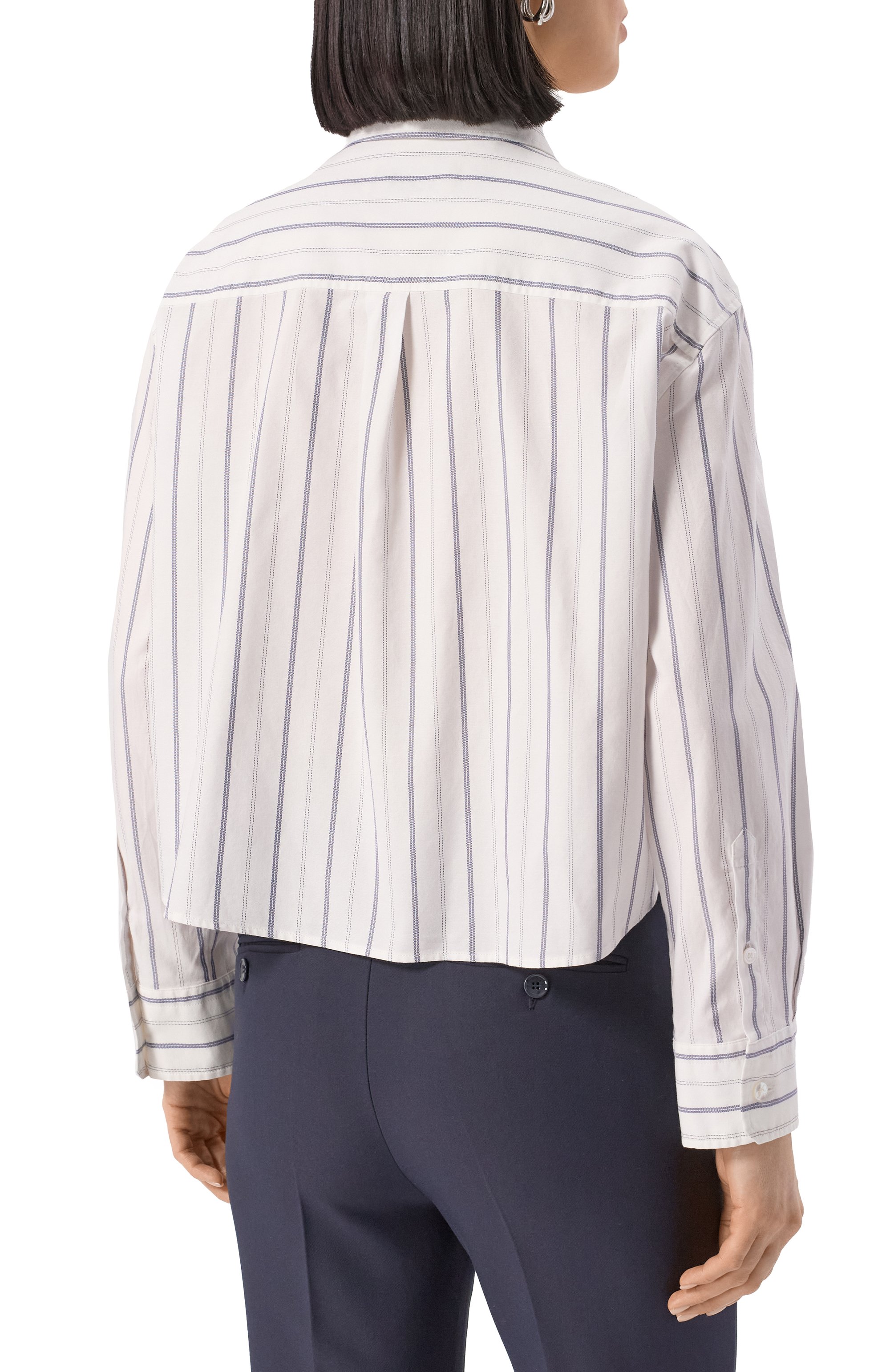 Хлопковая рубашка WEEKEND MAX MARA, арт. RUBIERA, фото 4