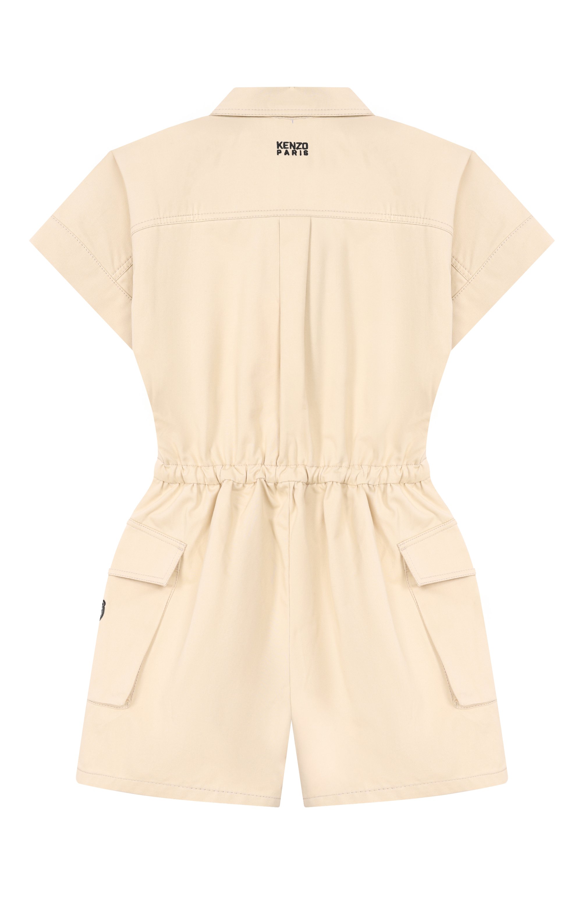 Хлопковый комбинезон KENZO светло-бежевого цвета по цене 25700 руб., арт. K61751, фото 2 Хлопковый комбинезон KENZO, арт. K61751, фото 2