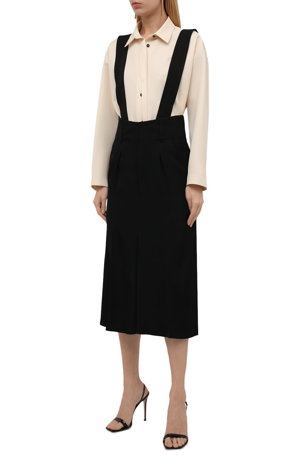 Юбка из вискозы ISABEL MARANT черного цвета по цене 69950 руб., арт. JU1320-21A014I/LARAYA, фото 3 Юбка из вискозы ISABEL MARANT, арт. JU1320-21A014I/LARAYA, фото 3