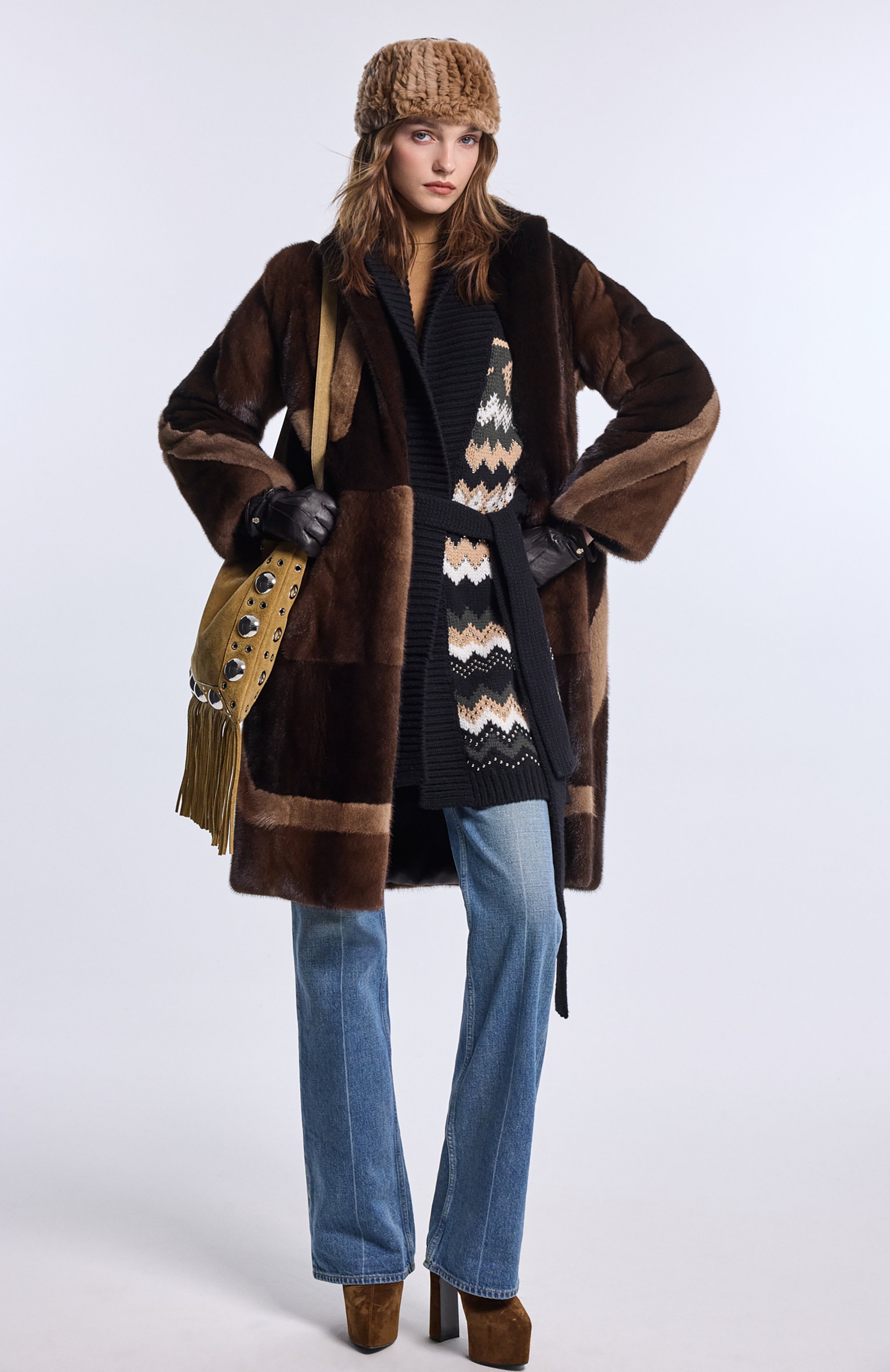 Кардиган из шерсти и кашемира ELIE SAAB, арт. J0174EF25/CK010, фото 6