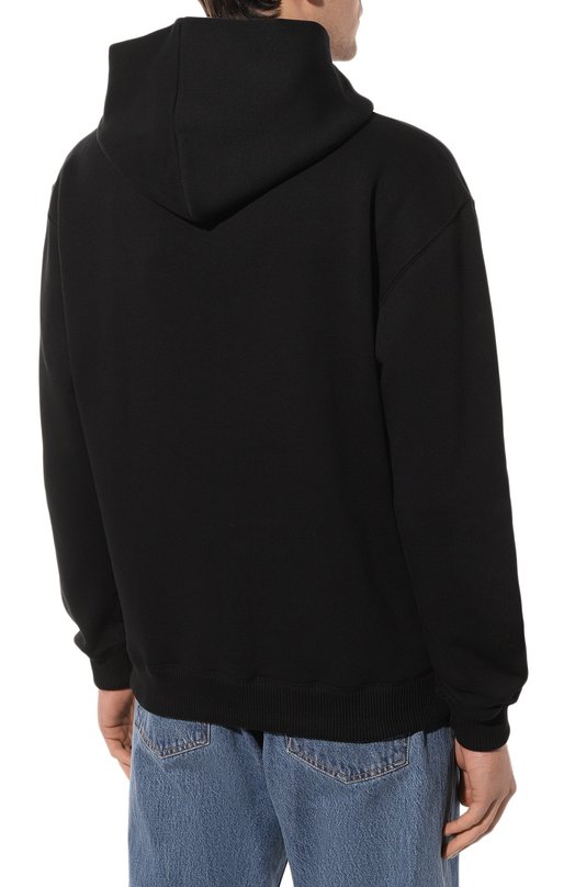 Хлопковое худи Rohe Чёрный, фото 4