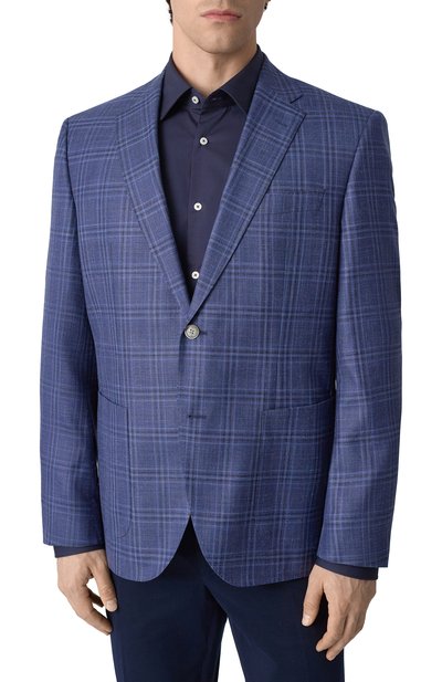 Пиджак из шерсти и шелка BOSS, арт. 50540722, фото 5