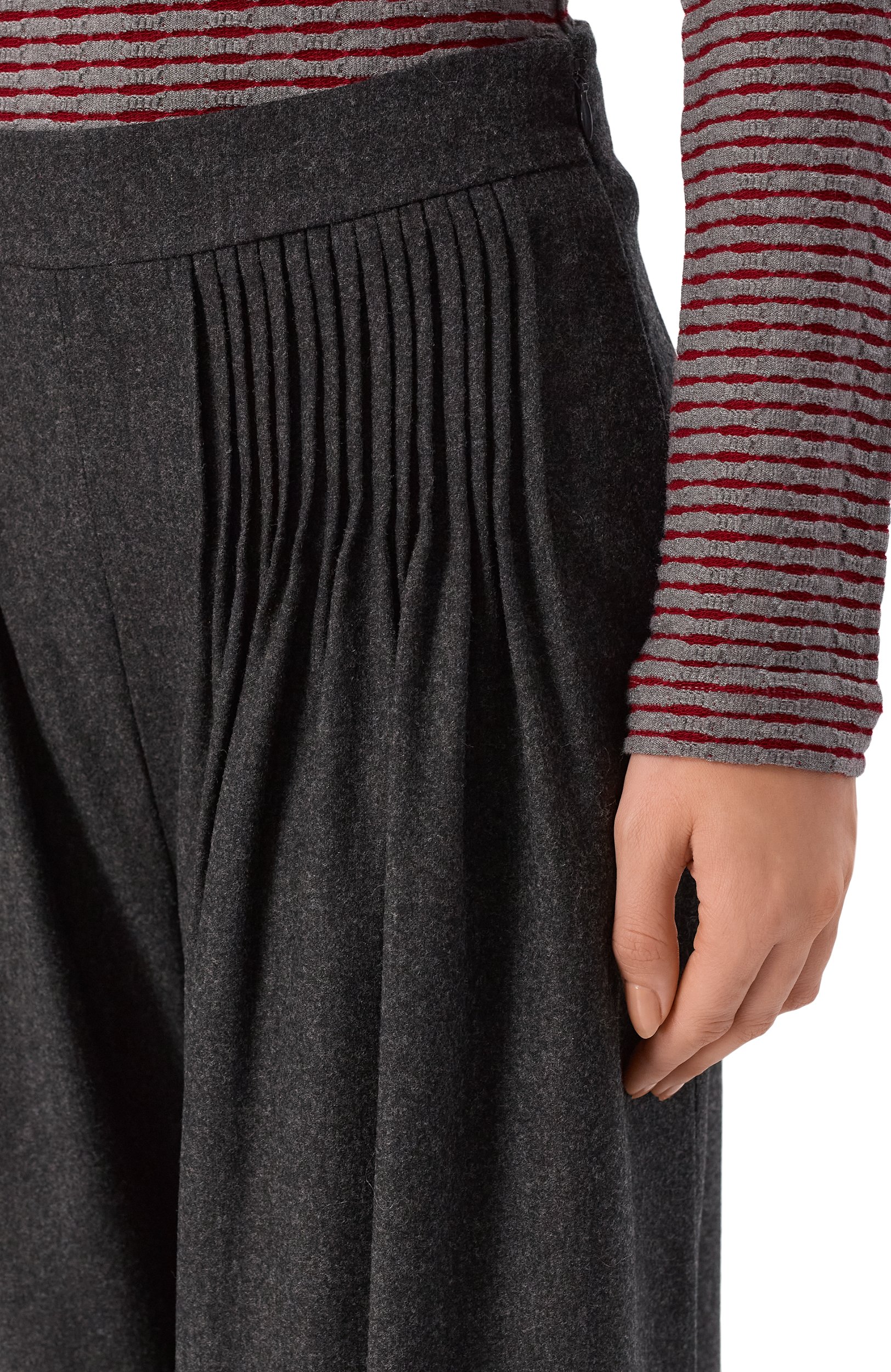 Брюки из хлопка и кашемира EMPORIO ARMANI, арт. EW005005/TE10537, фото 5