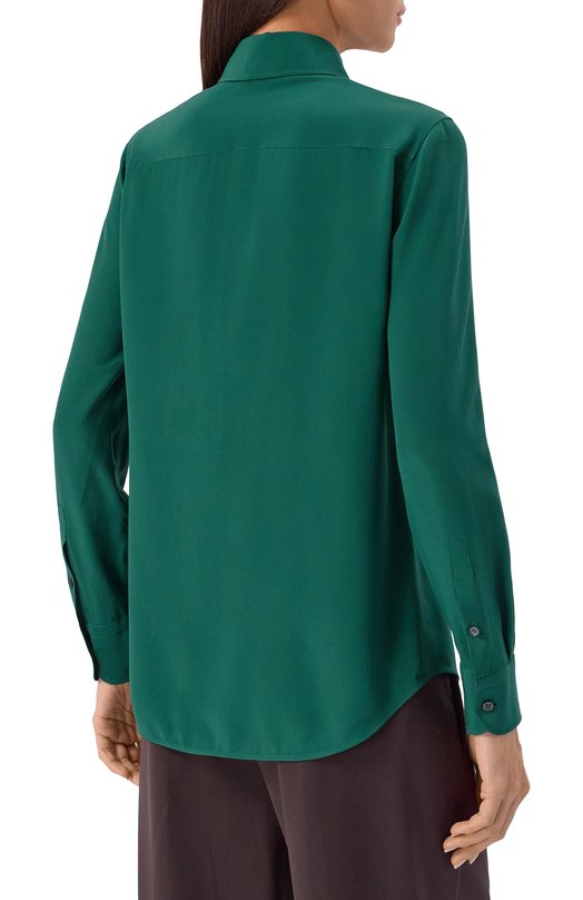 Шелковая рубашка MVST M25.1PW.B004/F0REST GREEN Зелёный  M25.1PW.B004/F0REST GREEN Фото 4