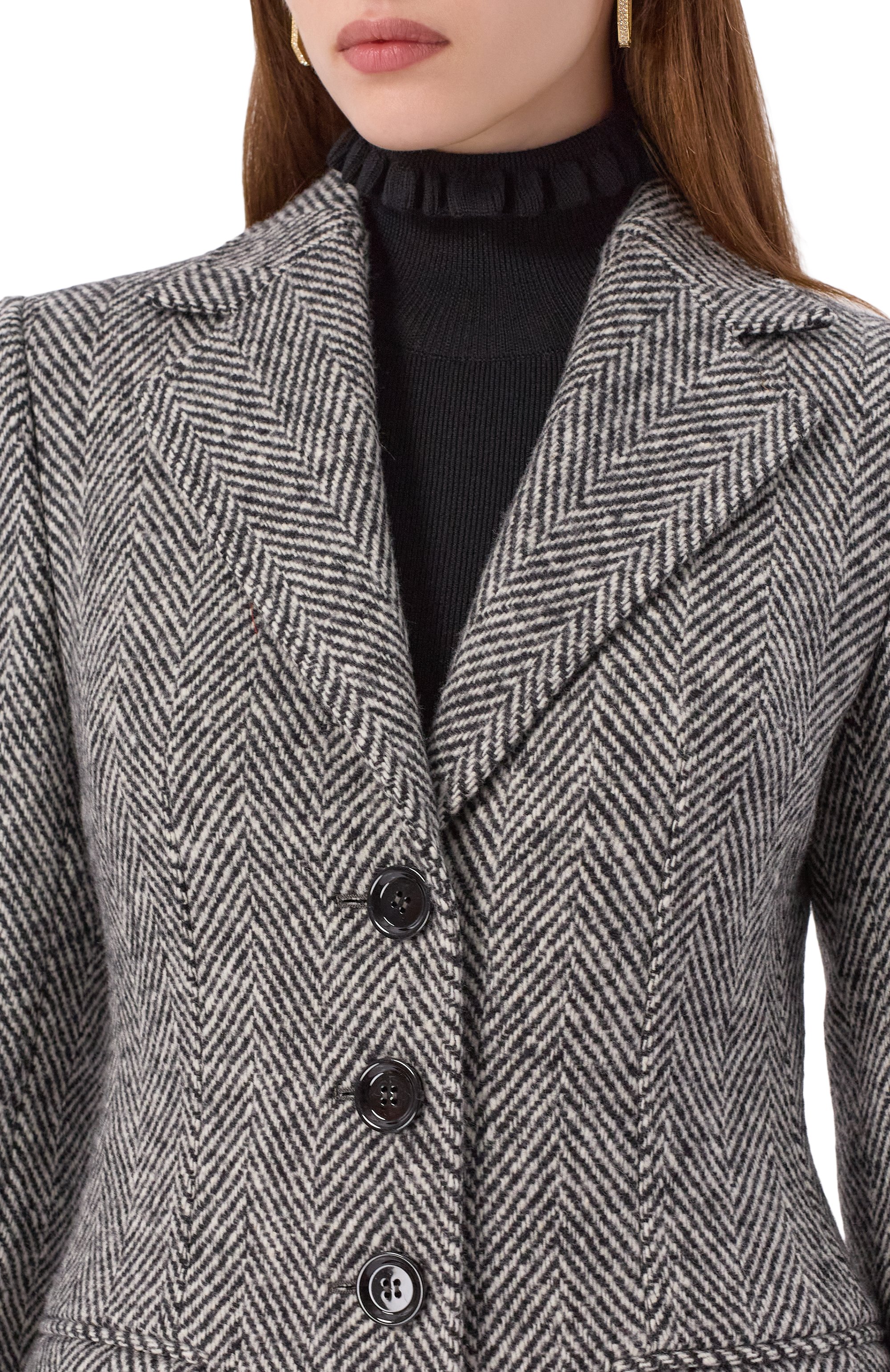 Шерстяное пальто DOLCE & GABBANA, арт. F0W4QT/FC2FU, фото 5