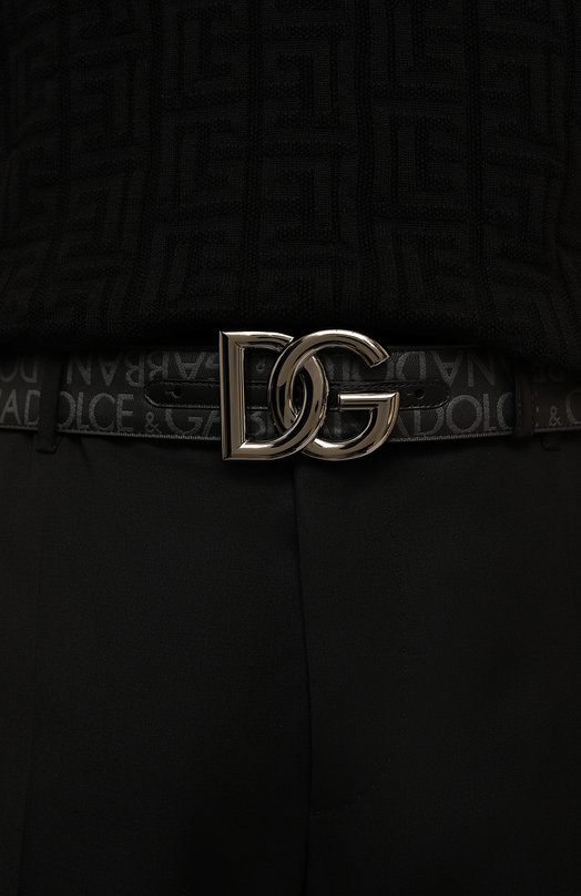 Текстильный ремень Dolce & Gabbana BC4646/AJ705 Серый  BC4646/AJ705 Фото 2