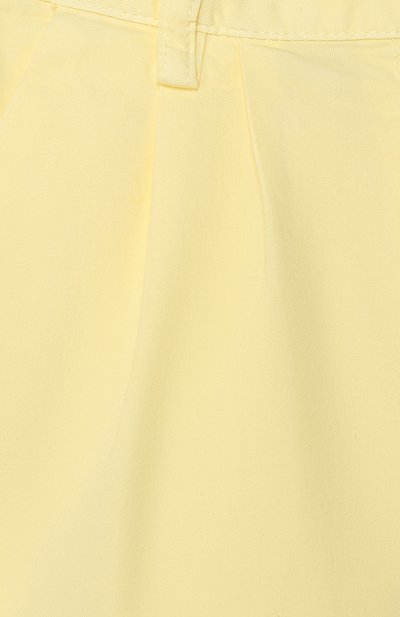 Хлопковые шорты IL GUFO желтого цвета по цене 8975 руб., арт. P20PS008C6002/10A-12A, фото 3 Хлопковые шорты IL GUFO, арт. P20PS008C6002/10A-12A, фото 3