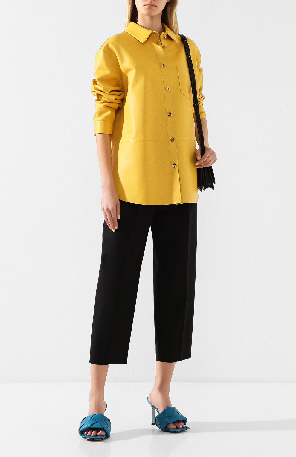 Кожаные мюли BOTTEGA VENETA, арт. 608854/VBSS0, фото 2