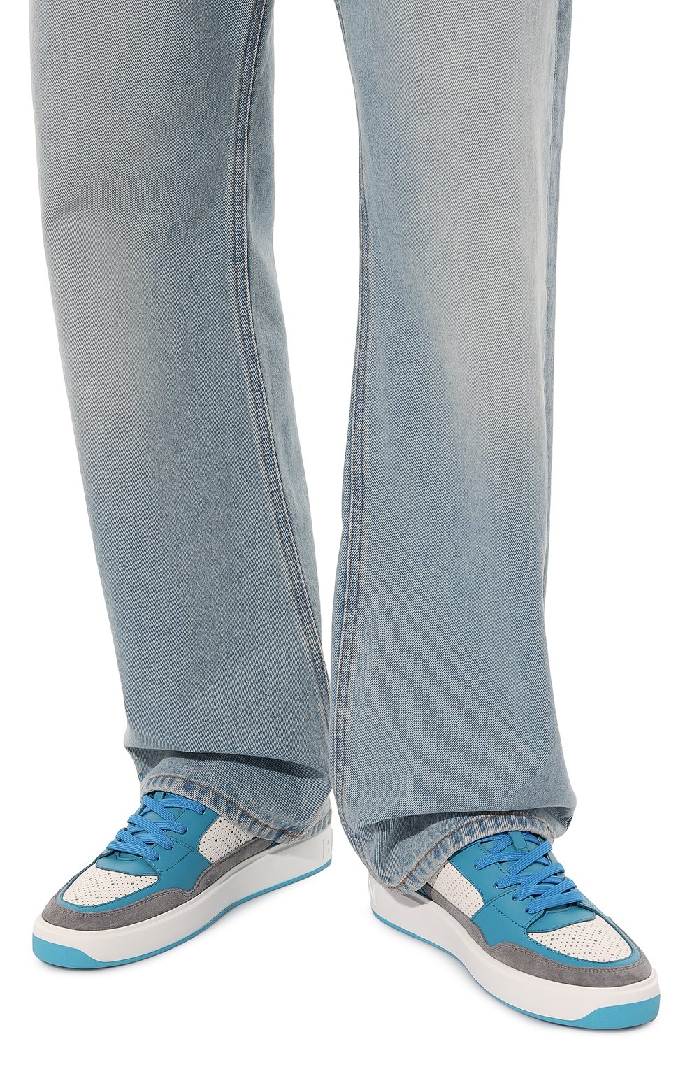 Кожаные кеды b-court BALMAIN, арт. DM1VI349/LPTN, фото 3