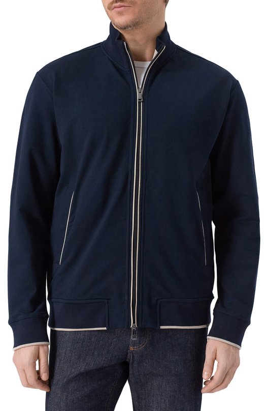 Толстовка из лиоцелла и хлопка Paul&Shark 26411809 Синий  26411809 Фото 3