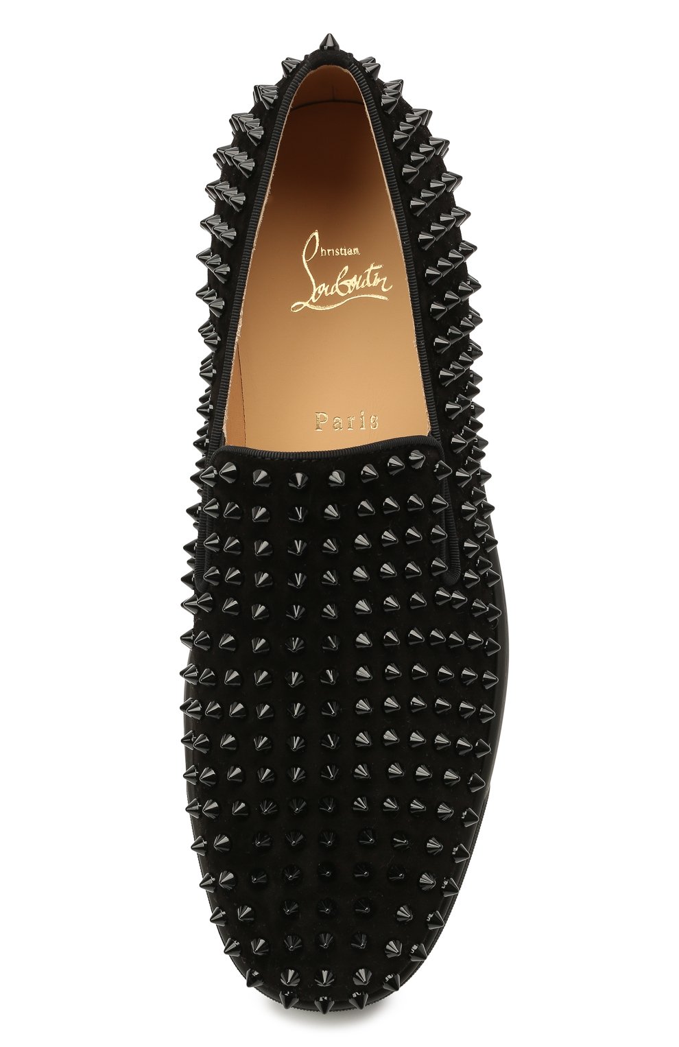 Замшевые слипоны roller boat CHRISTIAN LOUBOUTIN, арт. 1120387/R0LLER-B0AT FLAT, фото 5