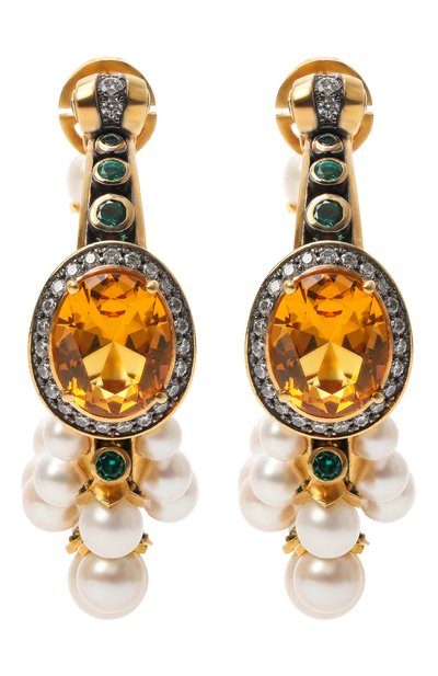 Женские серьги seascape treasure QUEENSBEE, арт. 202307