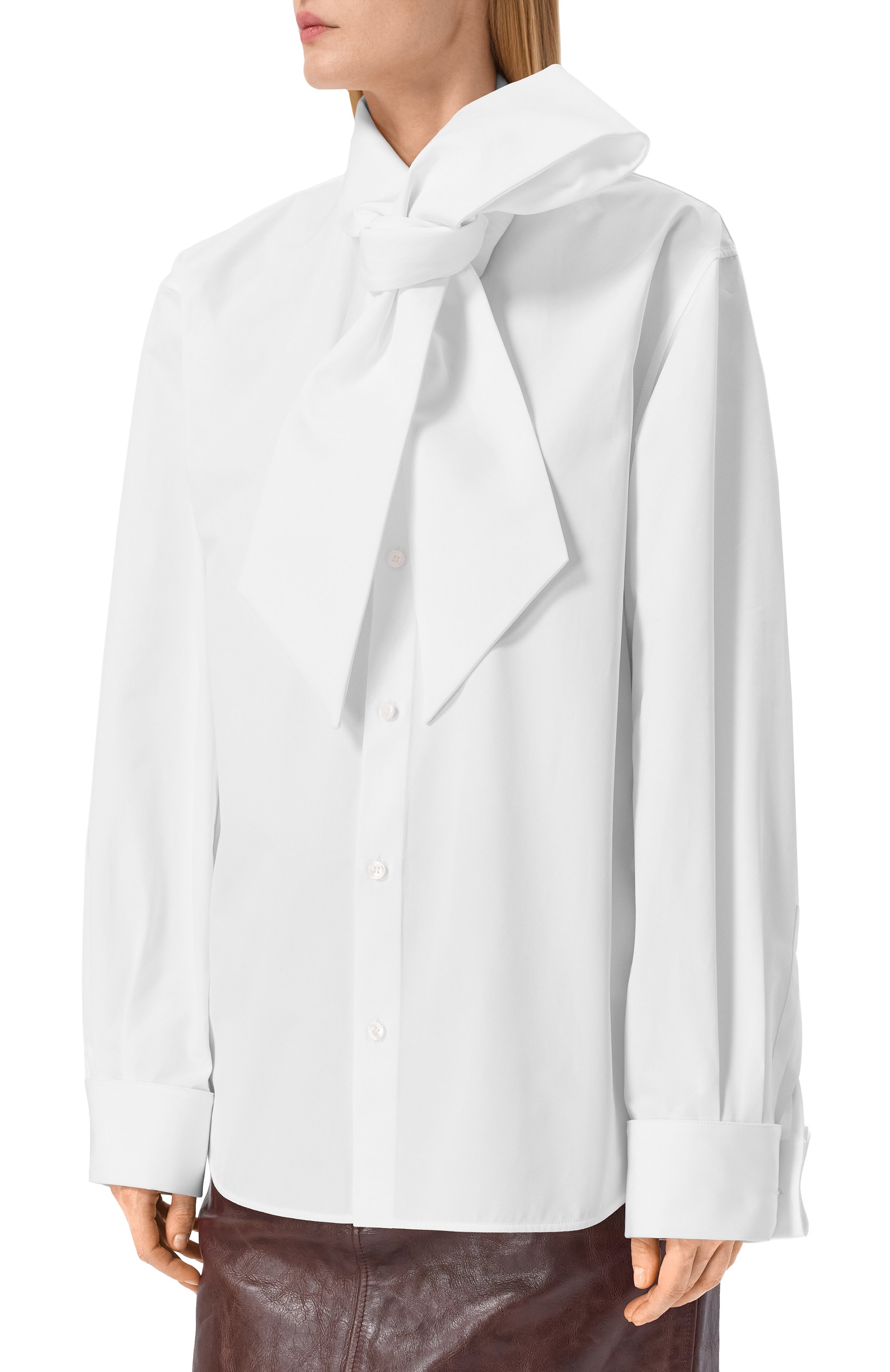 Хлопковая рубашка SAINT LAURENT, арт. 865302/Y1H48, фото 3