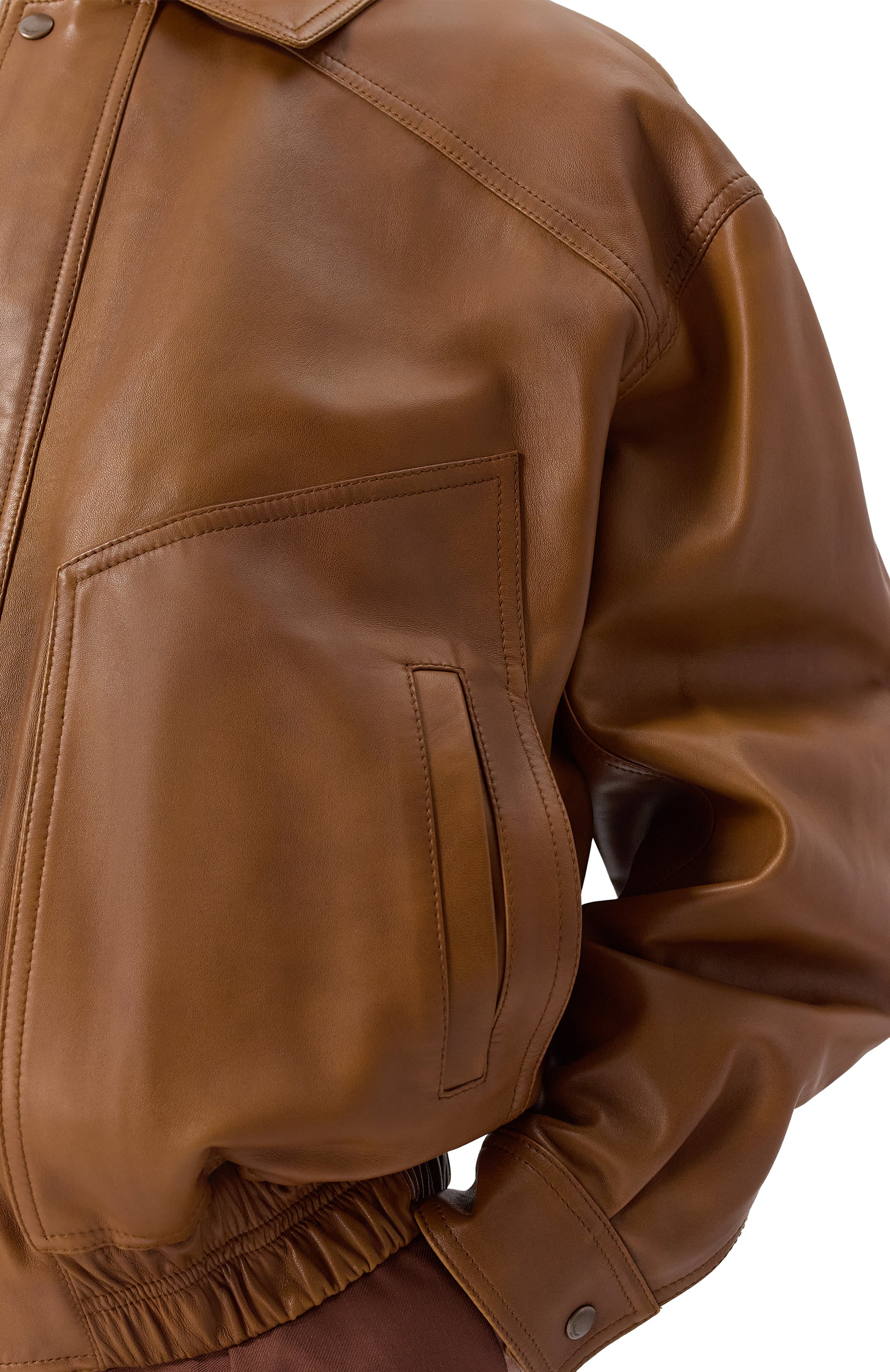 Кожаная куртка SAINT LAURENT, арт. 824387/YCSF2, фото 5