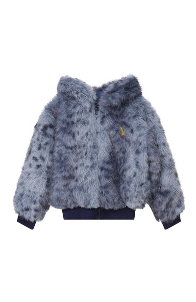 Шуба из экомеха MSGM KIDS, арт. F6MSJGFU166