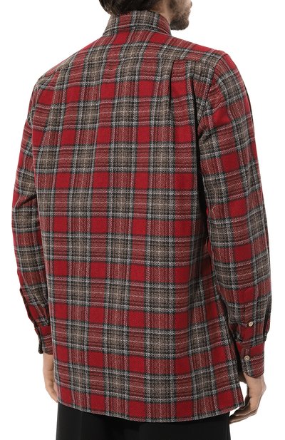 Хлопковая рубашка KITON, арт. UCRRLH0861302, фото 4