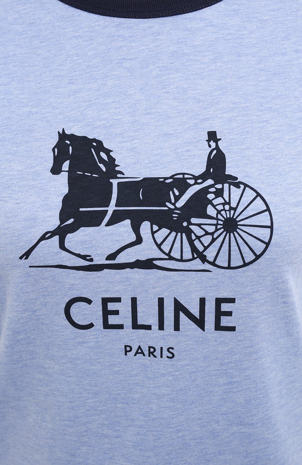 Хлопковая футболка CELINE, арт. 2X575485F, фото 5