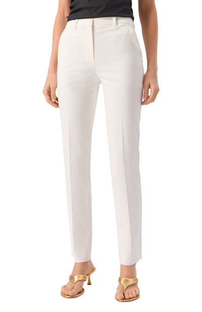 Брюки из хлопка и вискозы EMPORIO ARMANI, арт. EW002568/TE10007, фото 3