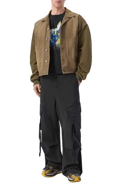 Хлопковая футболка OFF-WHITE, арт. 0MAA120S26JER00C, фото 2