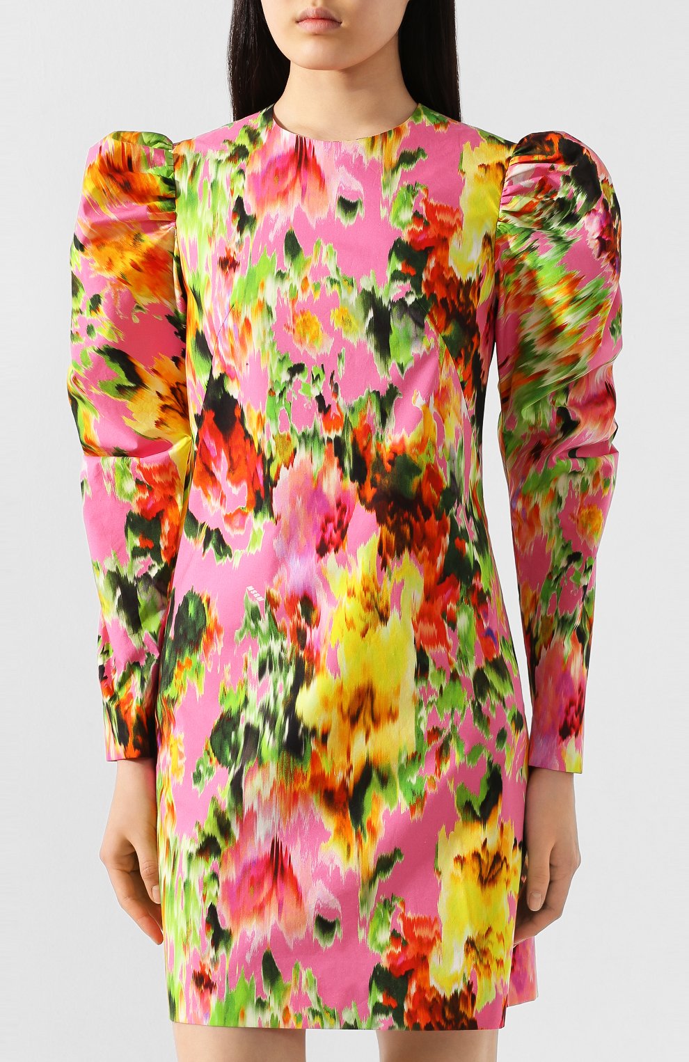 Хлопковое платье MSGM, арт. 2842MDA263S 207353, фото 3