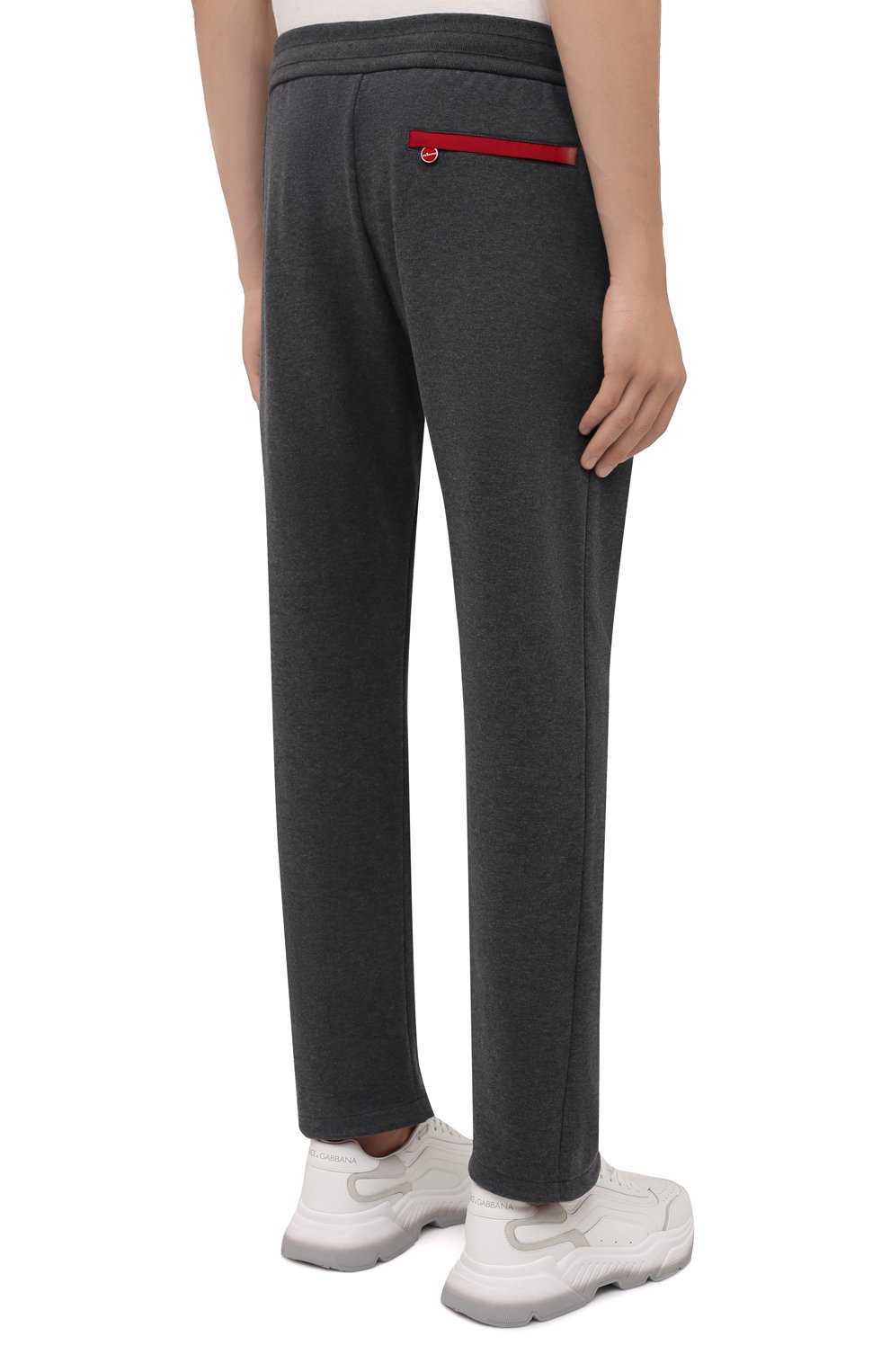 Хлопковый спортивный костюм KITON серого цвета по цене 252000 руб., арт. UMK0045, фото 5 Хлопковый спортивный костюм KITON, арт. UMK0045, фото 5