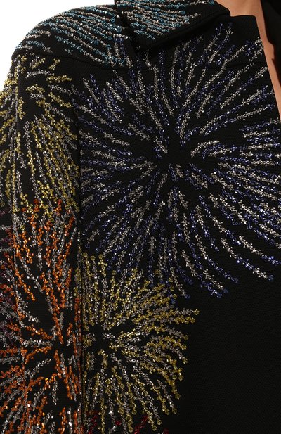 Хлопковое пальто DRIES VAN NOTEN черного цвета по цене 315000 руб., арт. 221-010230-4213, фото 5 Хлопковое пальто DRIES VAN NOTEN, арт. 221-010230-4213, фото 5