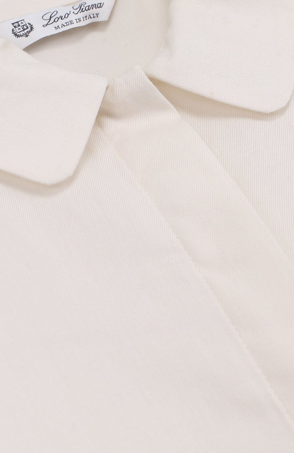 Хлопковая блуза с оборками LORO PIANA, арт. FAG3728, фото 3