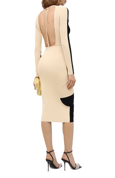 Платье из вискозы OFF-WHITE, арт. 0WHI041F20KNI0011061, фото 2