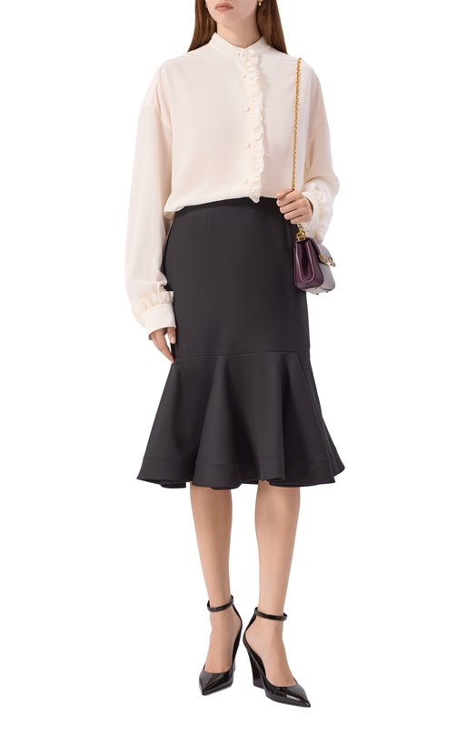 Кожаные туфли Vlogo Valentino 5W0S0KN8/XFV Чёрный  5W0S0KN8/XFV Фото 3