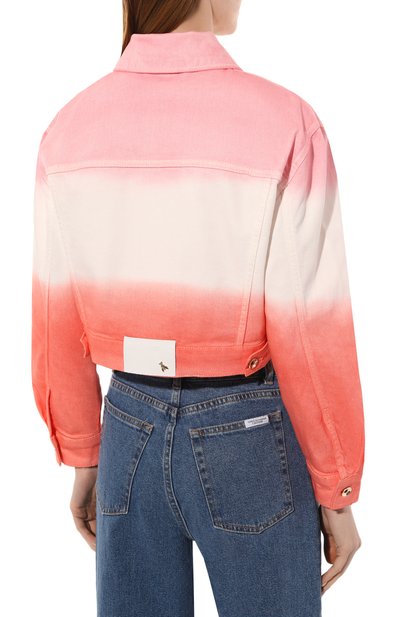 Джинсовая куртка PATRIZIA PEPE розового цвета по цене 29800 руб., арт. 8O0049_D029, фото 4 Джинсовая куртка PATRIZIA PEPE, арт. 8O0049_D029, фото 4