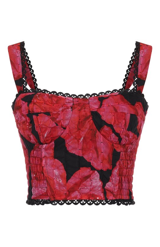 Хлопковый топ Charo Ruiz Ibiza 252101 Красный 252101