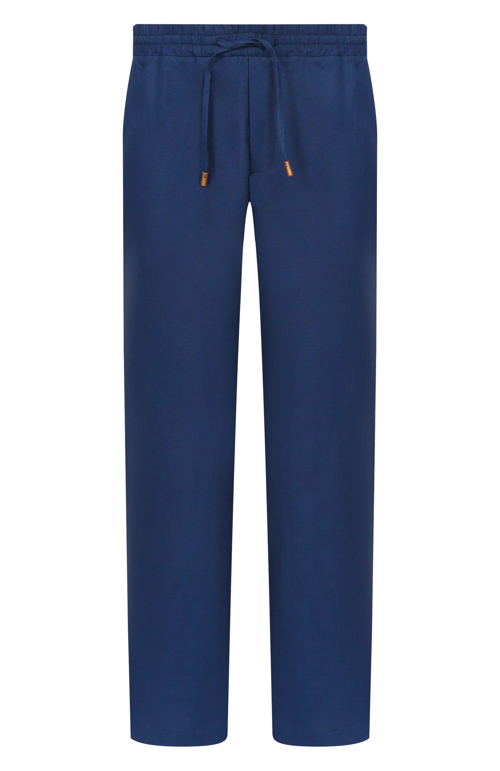 Льняные брюки COLOMBO темно-синего цвета по цене 112500 руб., арт. PA00504/T0655-U, фото 1 Льняные брюки COLOMBO, арт. PA00504/T0655-U, фото 1