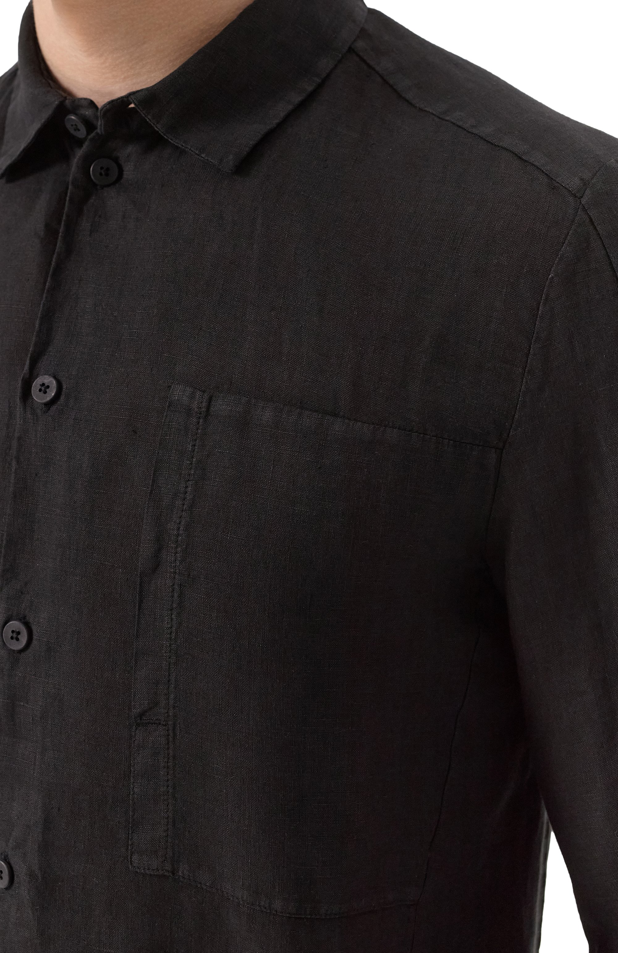 Льняная рубашка TRANSIT, арт. CFUTRZV310, фото 5