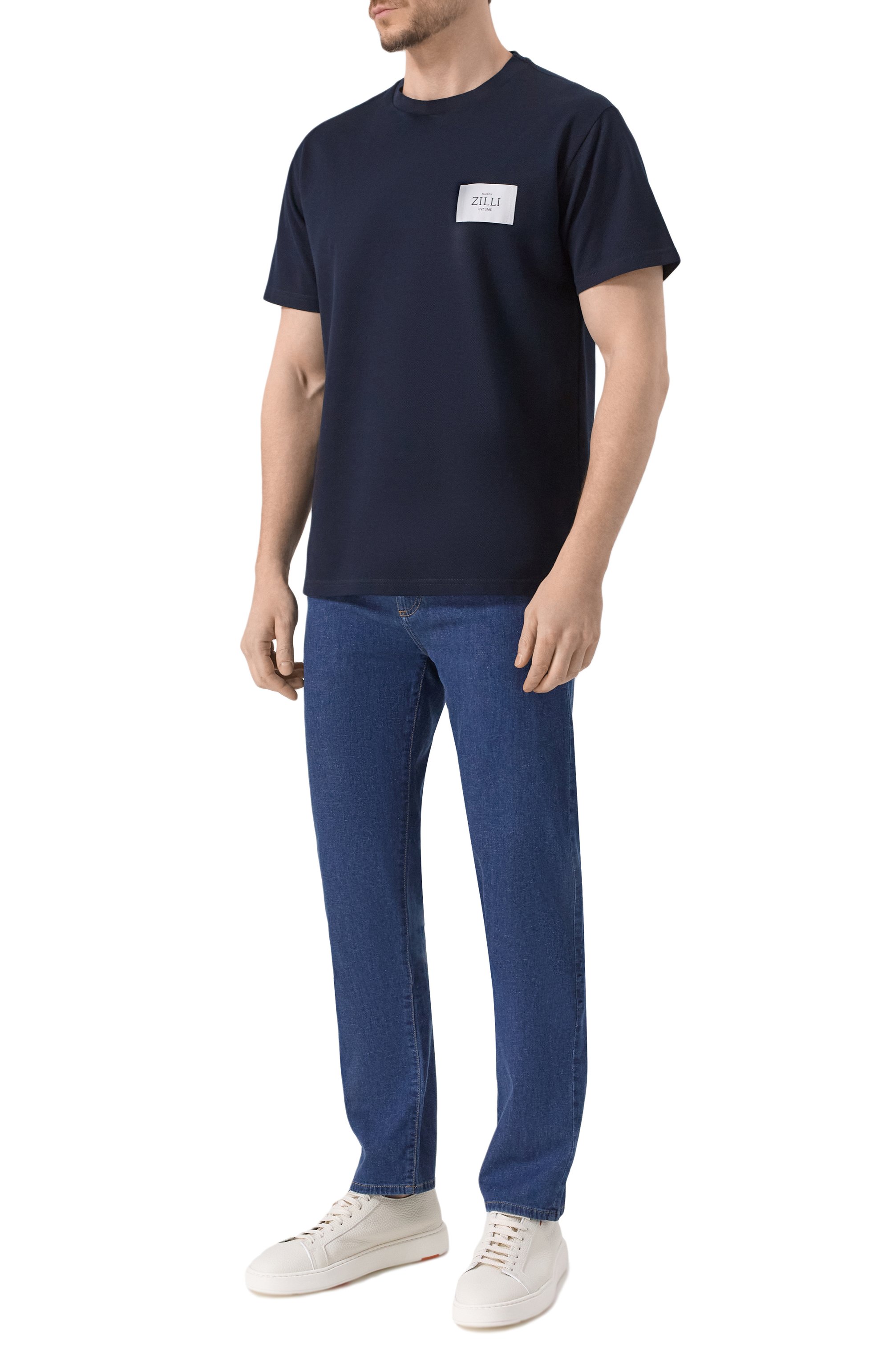 Футболка из шелка и хлопка ZILLI, арт. TSR02SM0614VLEST0, фото 2