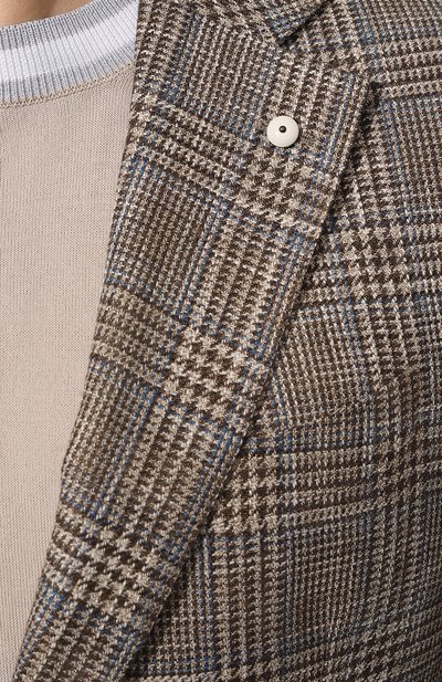 Пиджак из хлопка и льна L.B.M. 1911, арт. 2411/1/42304, фото 5