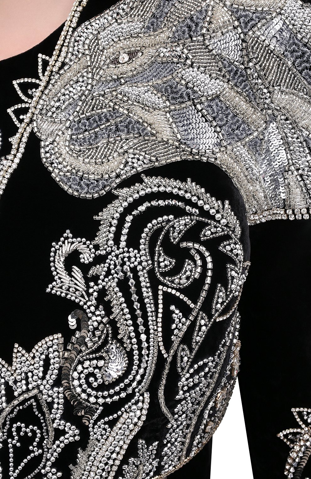 Жакет из вискозы и шелка BALMAIN, арт. UF17751/A066, фото 5