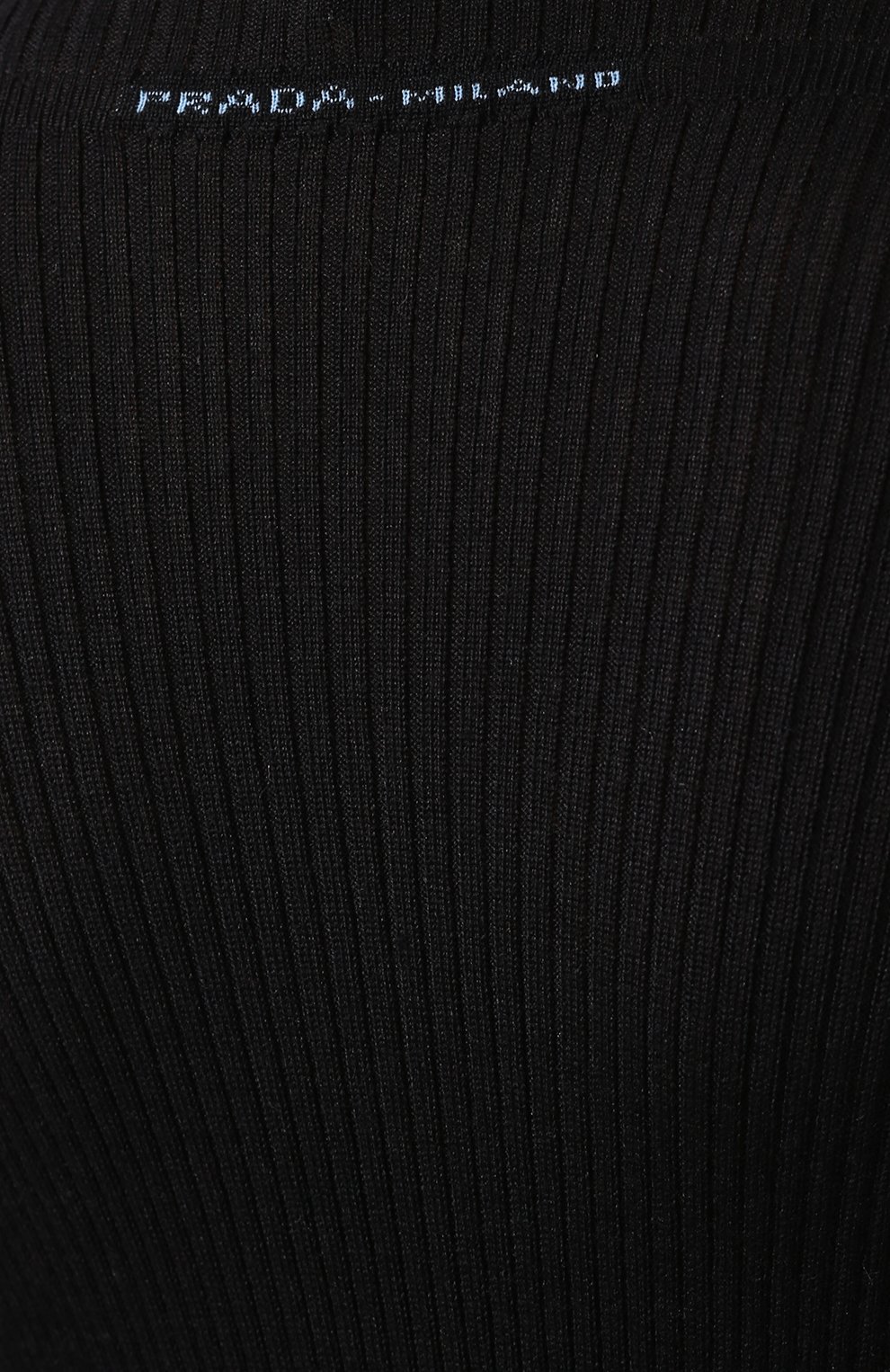 Однотонная водолазка из смеси шерсти и шелка PRADA, арт. P26295-1RZR-F0002, фото 5