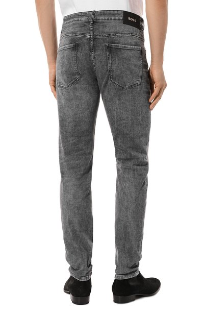 Джинсы BOSS серого цвета по цене 19800 руб., арт. 50496357, фото 4 Джинсы BOSS, арт. 50496357, фото 4