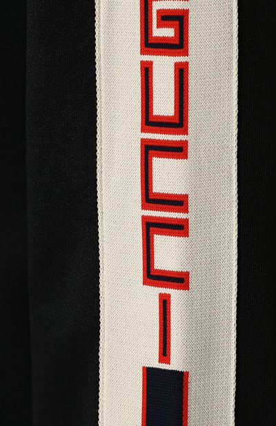 Худи с контрастной отделкой и отстегивающимися рукавами GUCCI черного цвета по цене 79950 руб., арт. 475354/X5U11, фото 5 Худи с контрастной отделкой и отстегивающимися рукавами GUCCI, арт. 475354/X5U11, фото 5