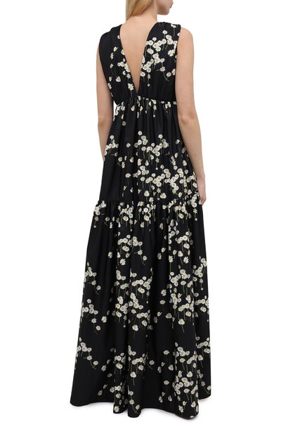 Платье BERNADETTE черно-белого цвета по цене 96200 руб., арт. SS21-DRESS-MILLY-TAF-1, фото 4 Платье BERNADETTE, арт. SS21-DRESS-MILLY-TAF-1, фото 4