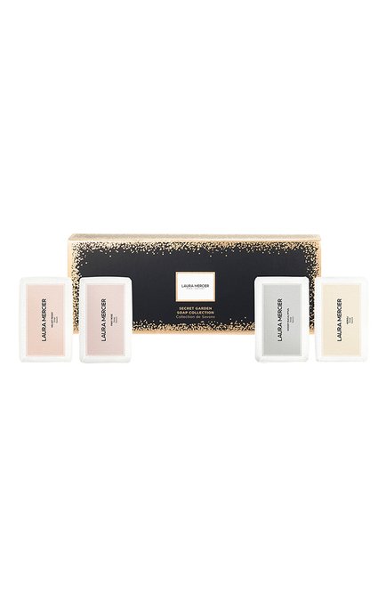 Мужского квартет мыла для рук secret garden: peony, first rose, woody eucalyptus, neroli (4x28g) LAURA MERCIER, арт. 12720376ELM
