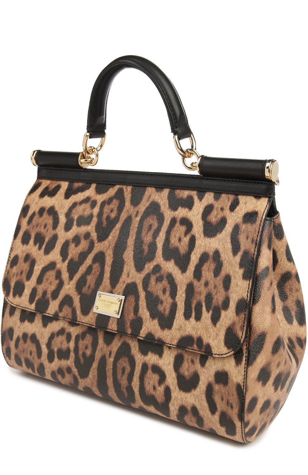Сумка sicily large с леопардовым принтом DOLCE & GABBANA, арт. 0116/BB6015/A7158, фото 3
