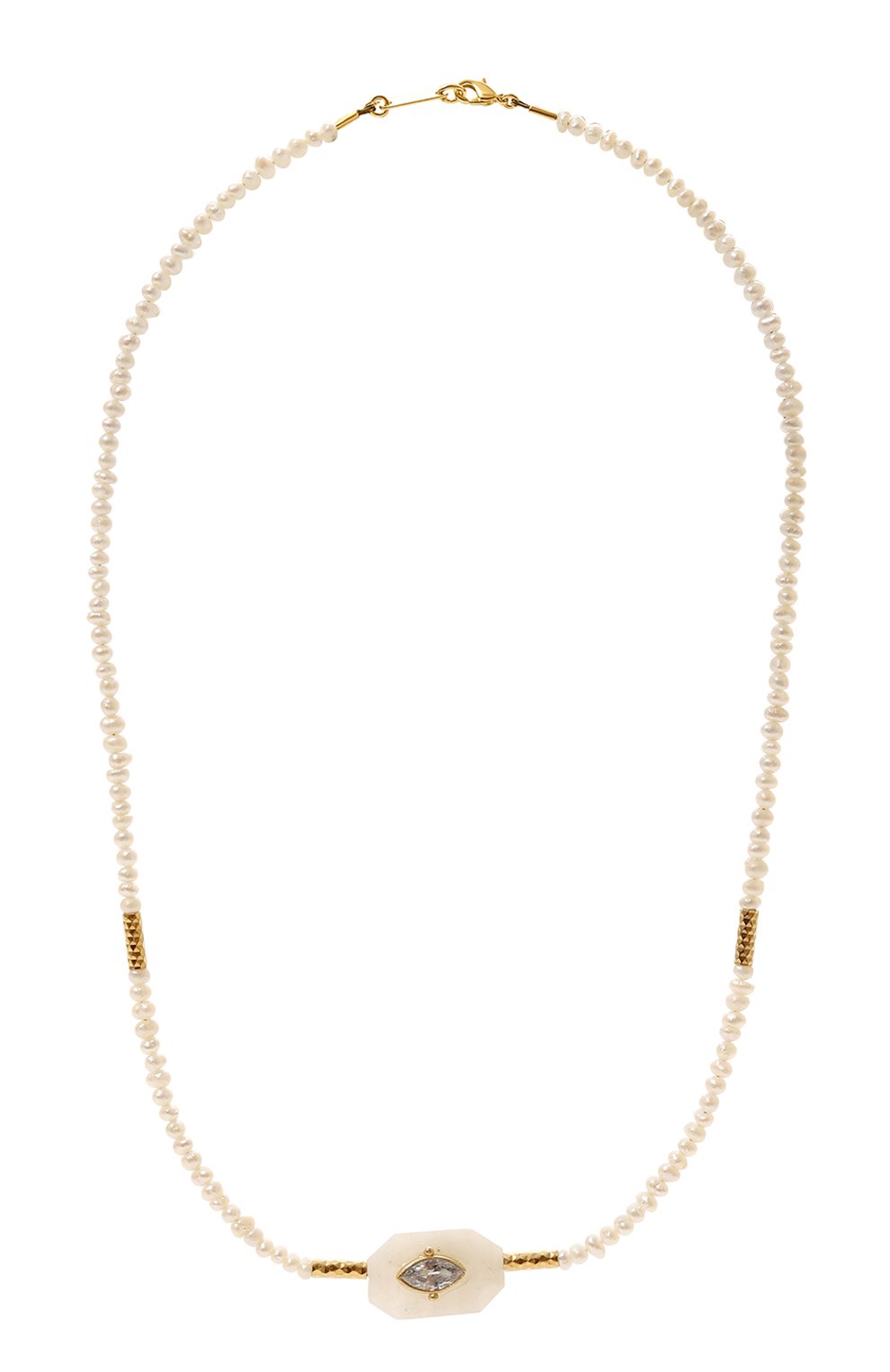 Колье HANKA_IN, арт. INS-CH-PEB-PDL-CZ-1M, фото 1