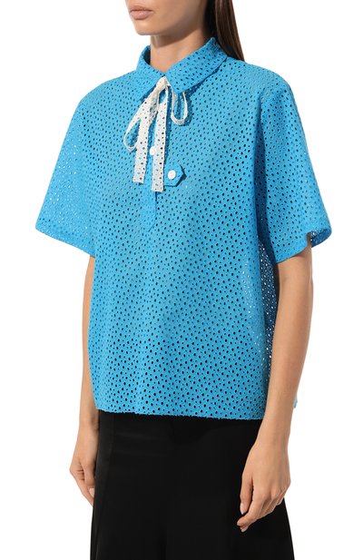 Хлопковая блузка VIKA GAZINSKAYA, арт. S23-12203-400, фото 3