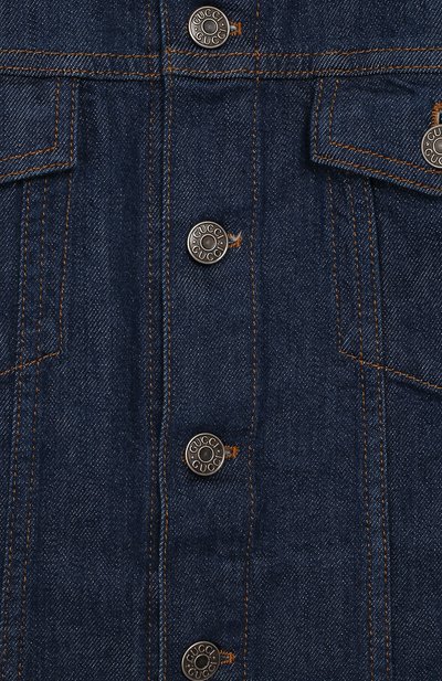 Джинсовая куртка GUCCI синего цвета по цене 116500 руб., арт. 547827/XDAC6, фото 3 Джинсовая куртка GUCCI, арт. 547827/XDAC6, фото 3