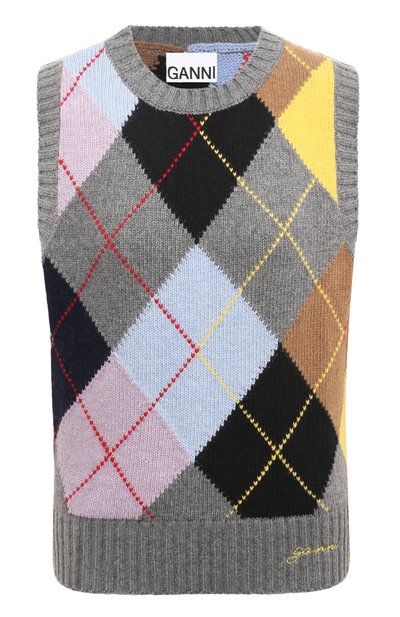Шерстяной жилет GANNI, арт. K2101, фото 1