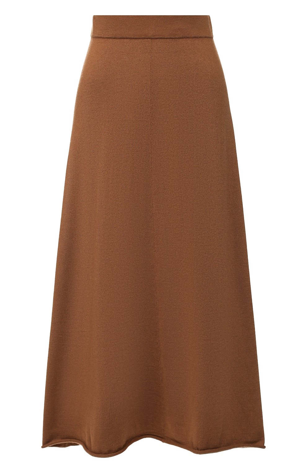 Кашемировая юбка EXTREME CASHMERE коричневого цвета по цене 68300 руб., арт. 138/MIDI, фото 1 Кашемировая юбка EXTREME CASHMERE, арт. 138/MIDI, фото 1